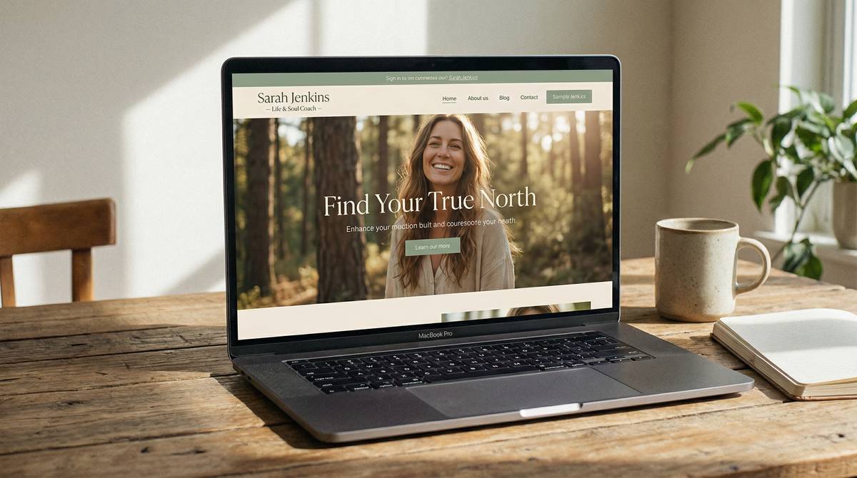 Website Design für Sarah Jenkins