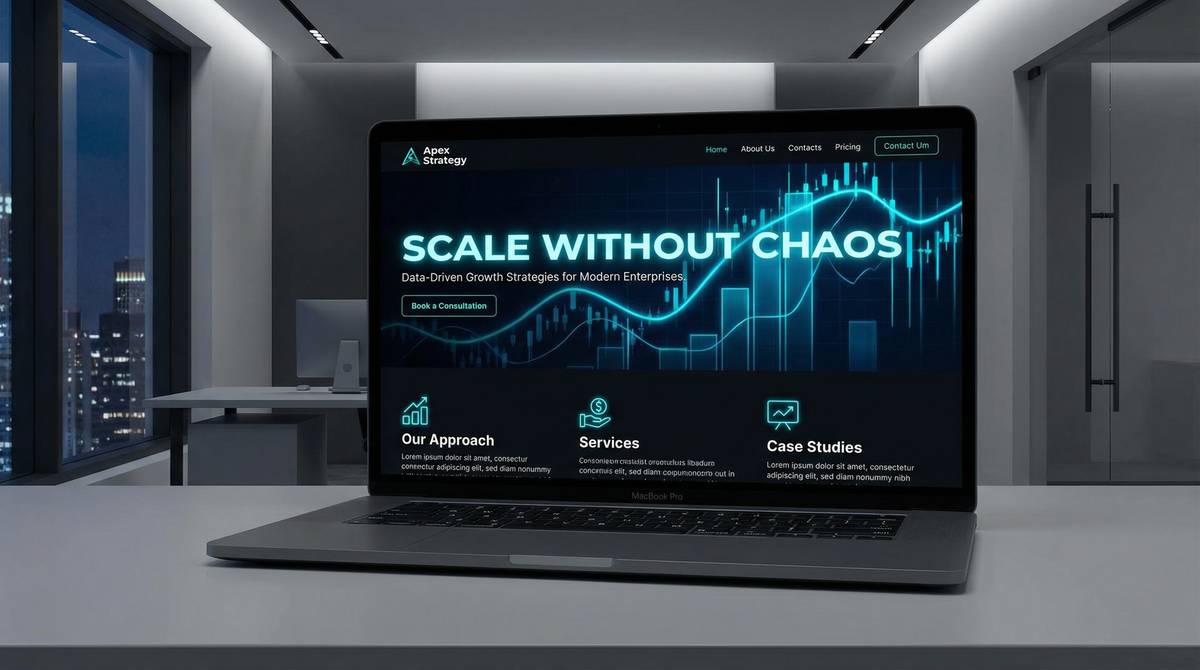 Website Design für Apex Strategy